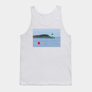 Lighthouse, Luebeck-Travemuende, Schleswig-Holstein, Germany, Europe Tank Top